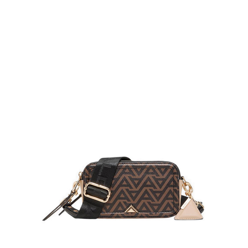 Dwuma Women's Cross Body Bag - Brown