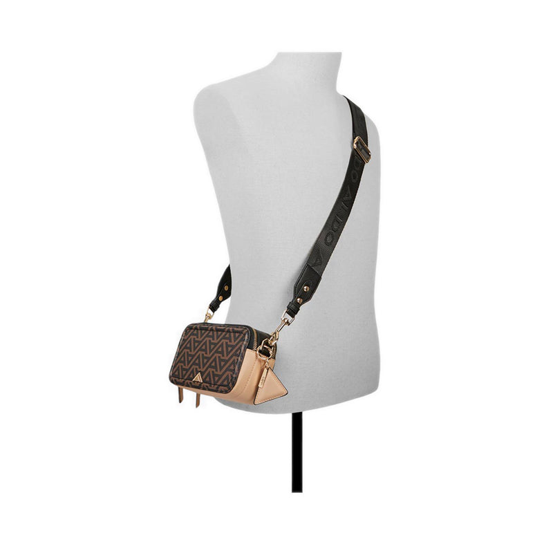 Dwuma Women's Cross Body Bag - Brown