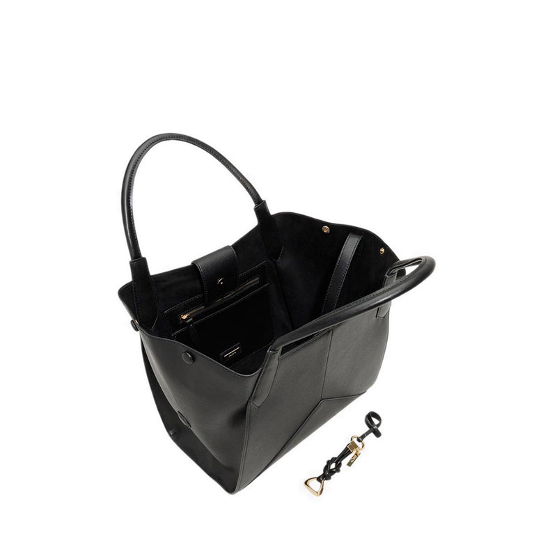 Iveyma Women's Shoulder Bag - Black Overflow