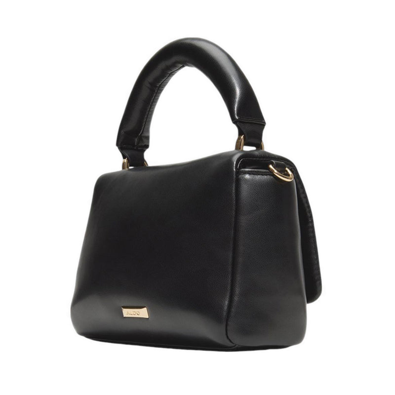 Topluxe Women's Top Handle Bag - Black Overflow