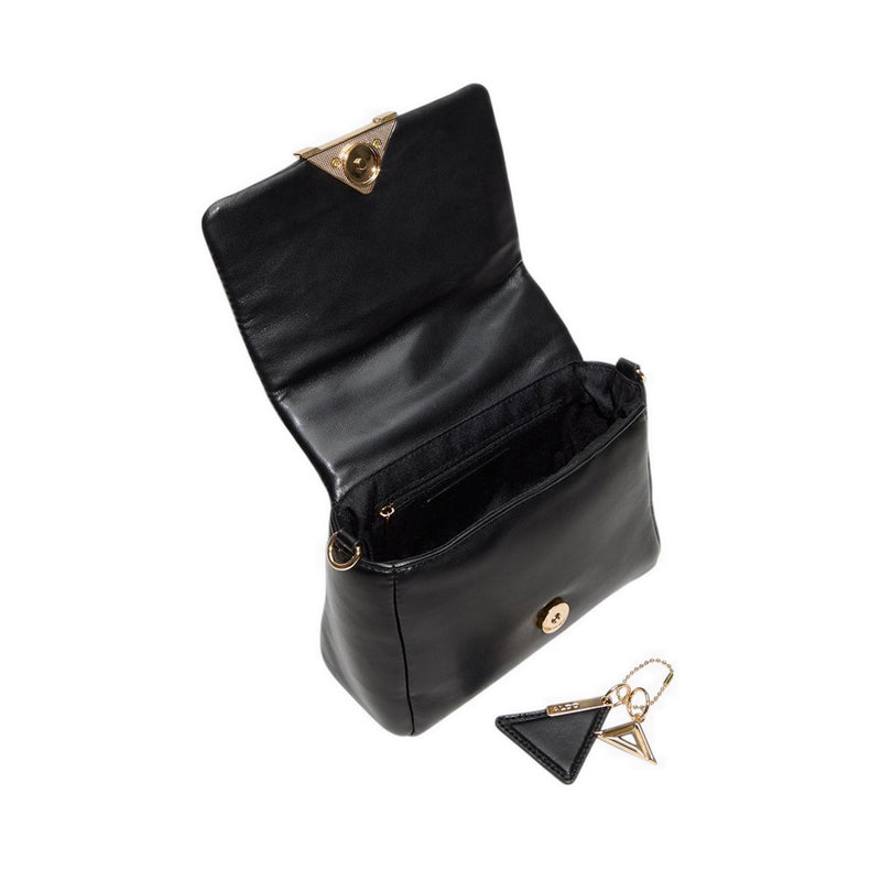 Topluxe Women's Top Handle Bag - Black Overflow