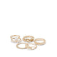 Carranalia Women's Ring Gold/Clear Multi