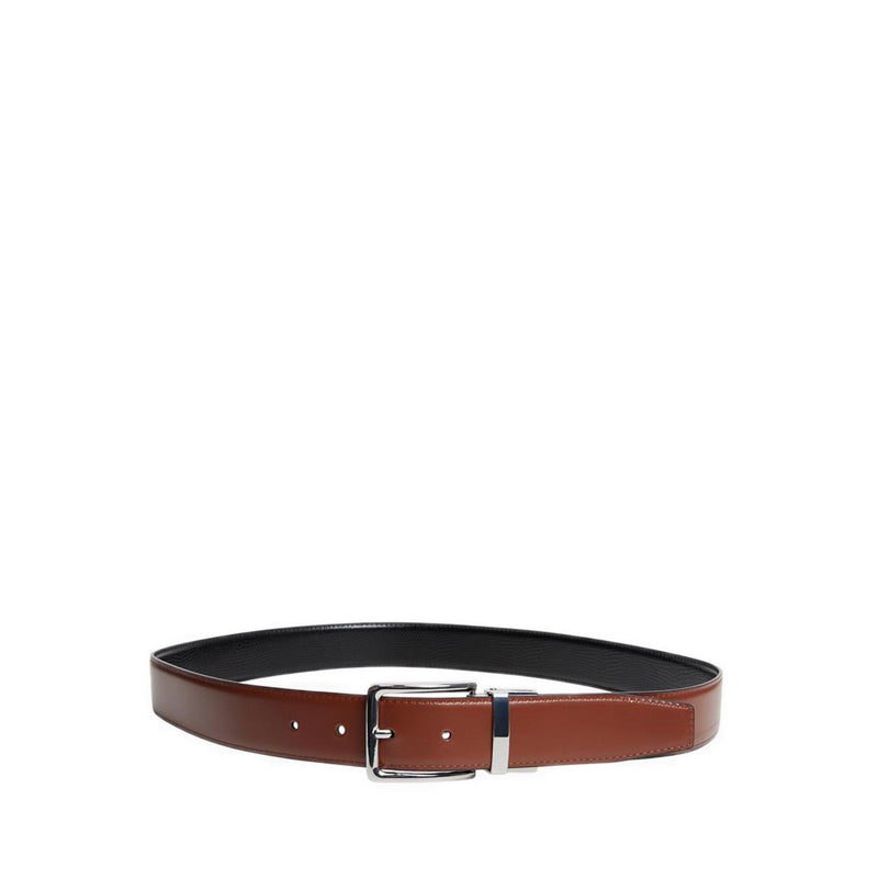 Nicholas Men's Belt - Black/Silver Multi