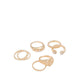 Anngellica Rings - Gold/Clear Multi