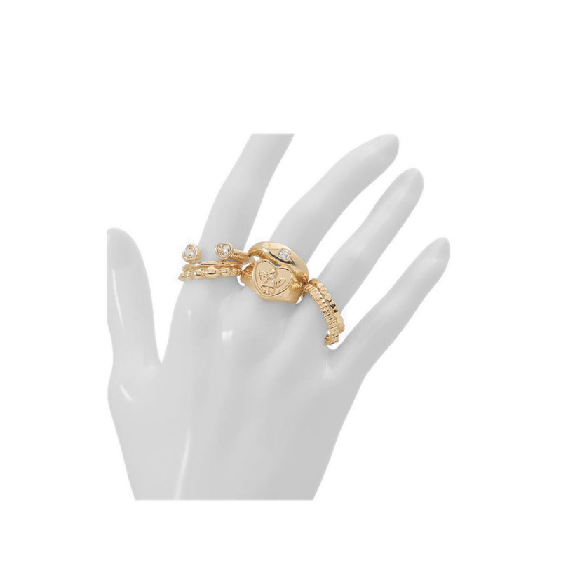 Anngellica Rings - Gold/Clear Multi