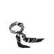 Zebria Women's Scarf - Black/White