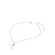 Keytomyheart Women's Necklace Silver/Clear Multi
