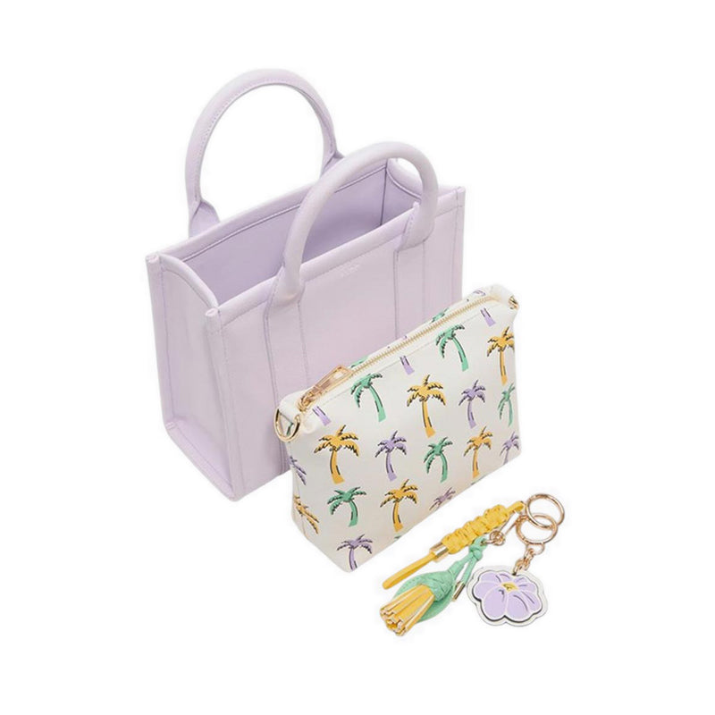 Aldo X Artist Series Dinasami04 Satchel Bag - Lilac