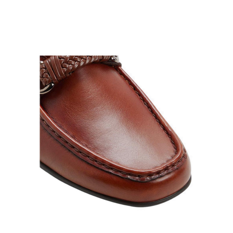 Ivor-In Men's Slip Ons - Cognac