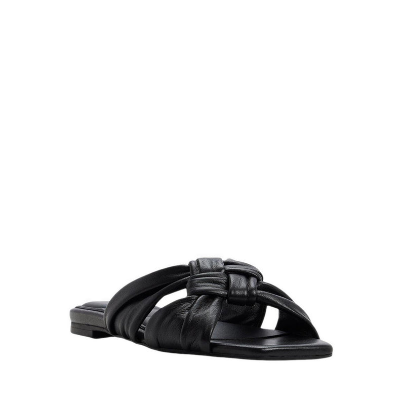 Henrielle-In Women's Flat Sandals - Black