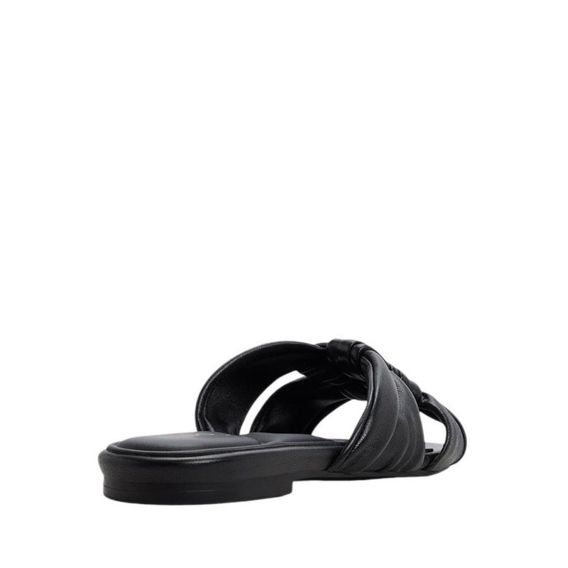 Henrielle-In Women's Flat Sandals - Black