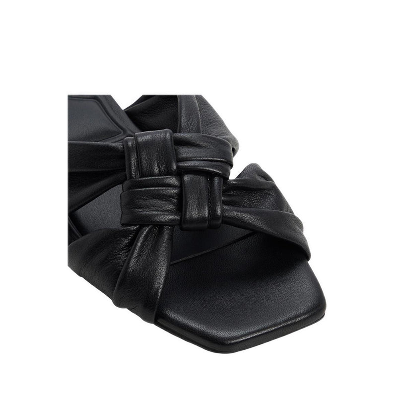 Henrielle-In Women's Flat Sandals - Black