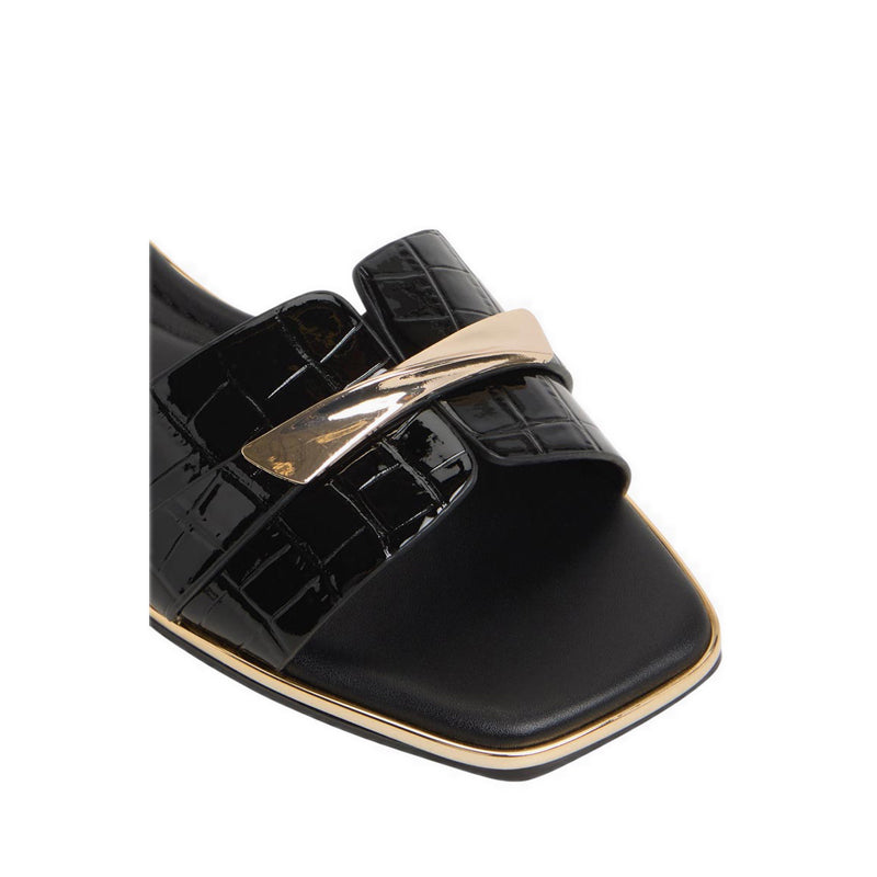 Darlina Women's Flat Sandals - Black