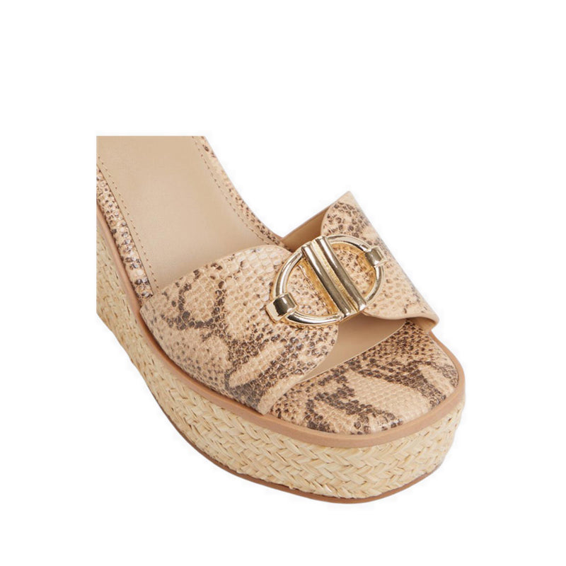 Droin Women's Wedge Sandals - Tan Multi