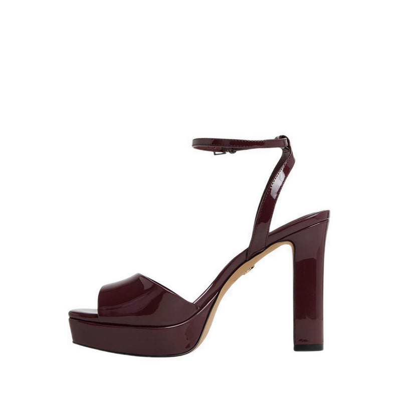 Chicgleam Women's Heeled Sandals - Bordo