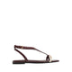 Catlyn Women's Flat Sandals - Bordo