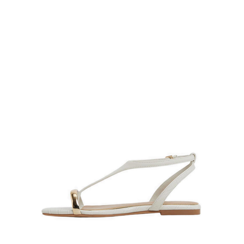 Catlyn Women's Flat Sandals - White/Bone