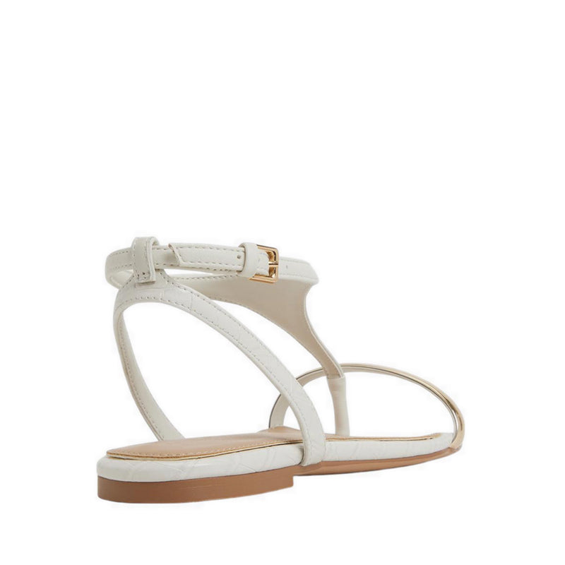 Catlyn Women's Flat Sandals - White/Bone