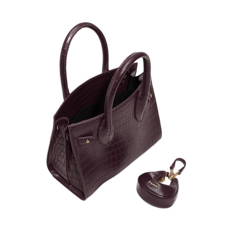 Auralie Women's Satchel Bag - Dark Red