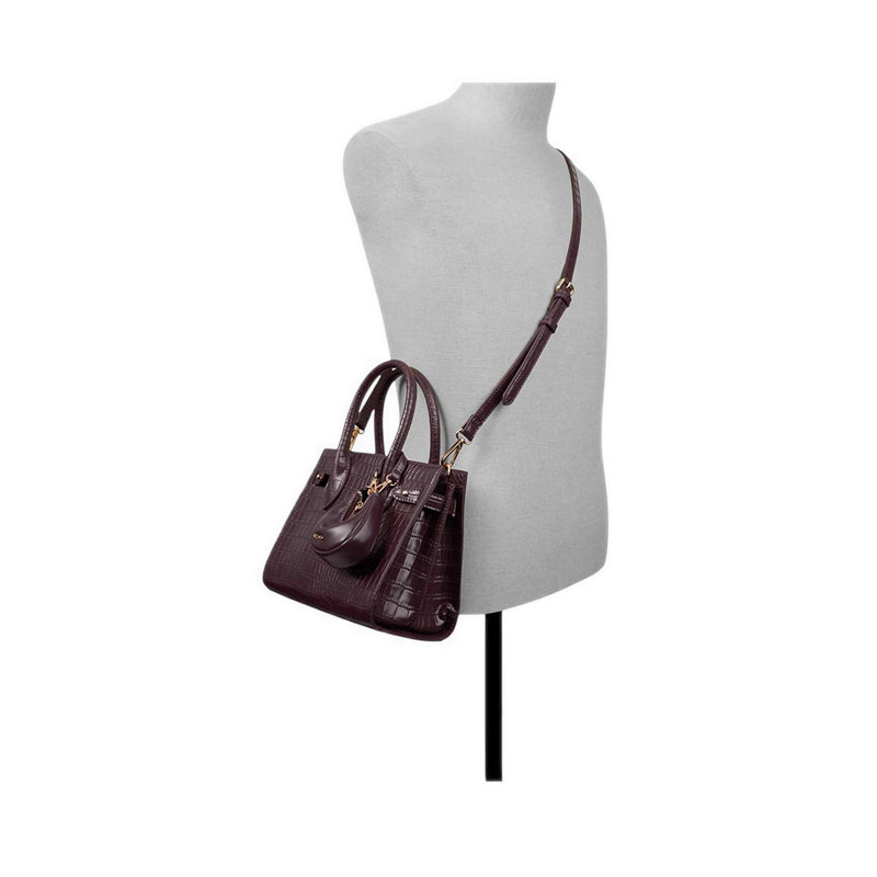 Auralie Women's Satchel Bag - Dark Red