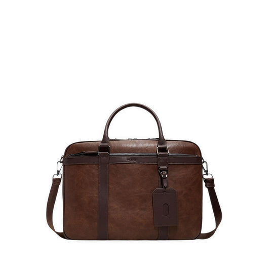 Tourneur Men's Laptop Bag - Cognac