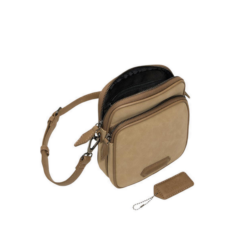 Arcangioli Men's Cross Body Bag - Sand
