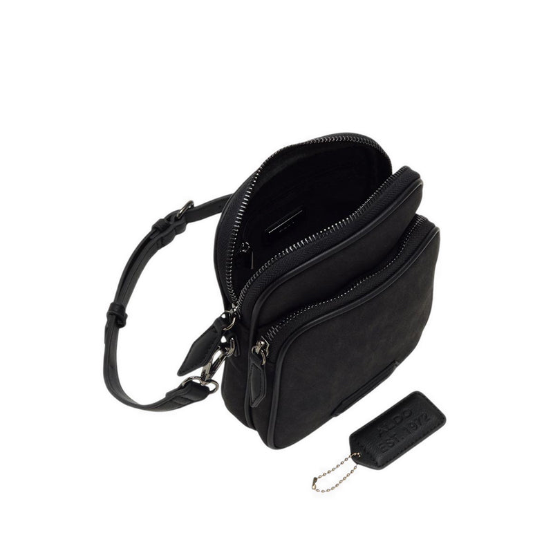 Arcangioli Men's Cross Body Bag - Black