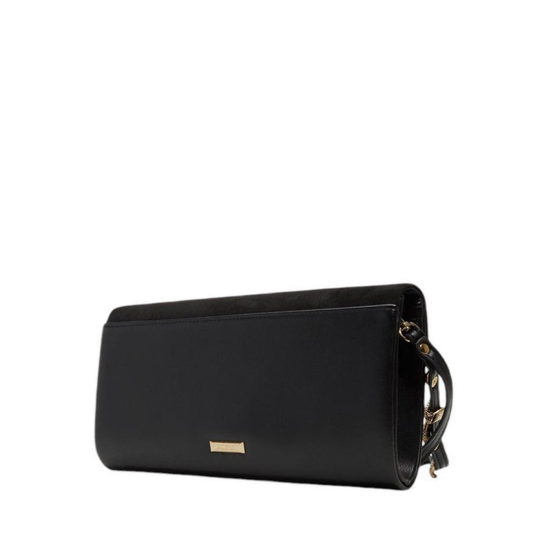 Serpante Women's Clutch on a Chain - Black