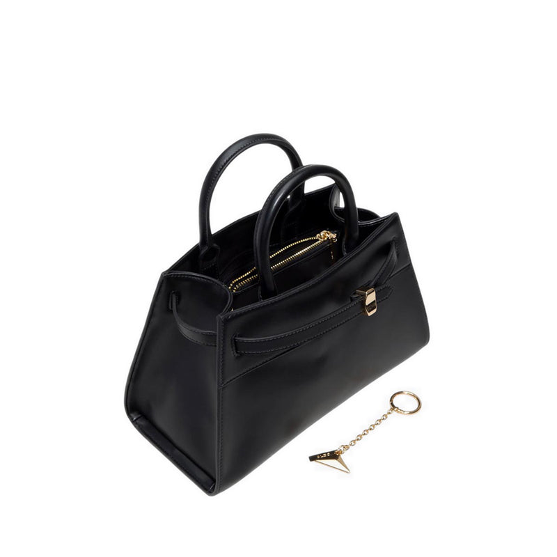 Vasilia Women Satchel Bag - Black