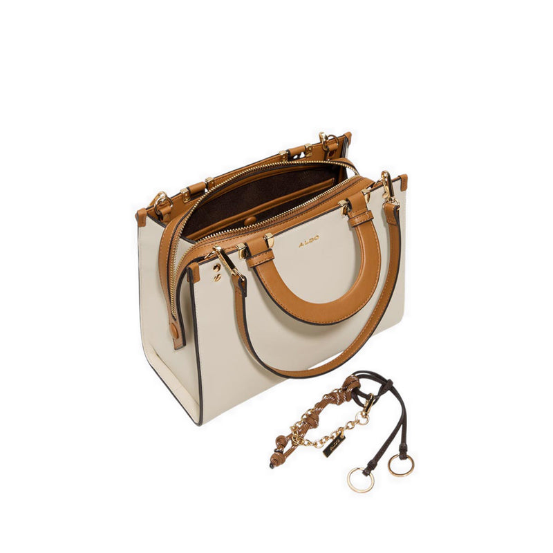 Almarisa Women's Satchel Bag - Tan Combo