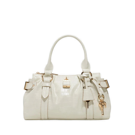 Alosa Women's Satchel Bag - White