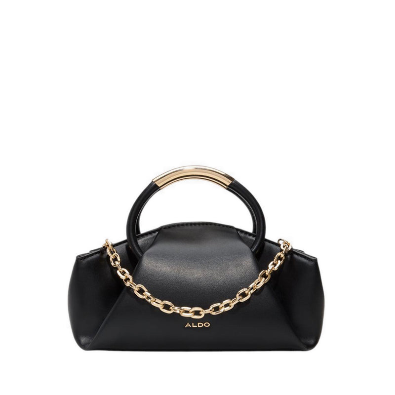 Therria Women's Top Handle Bag with Chain Strap - Other Black