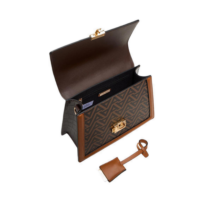 Martissa Women's Top Handle Bag - Brown