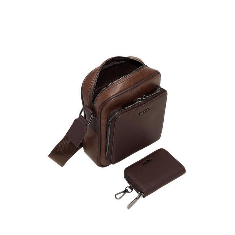 Maximilian Men's Cross Body Bag - Brown