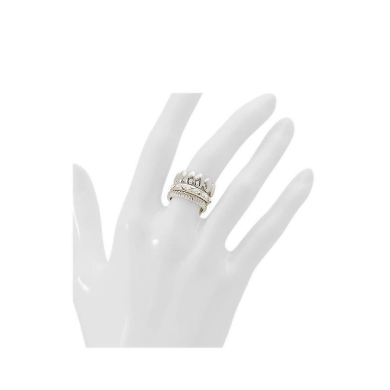 Bublle Women's Ring Silver/Clear Multi