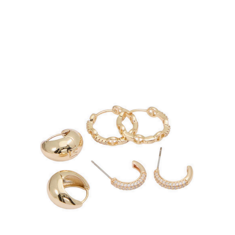 Sophiiaa Earrings - Gold/Clear Multi