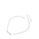 Bowlette Necklaces - Silver/Clear Multi