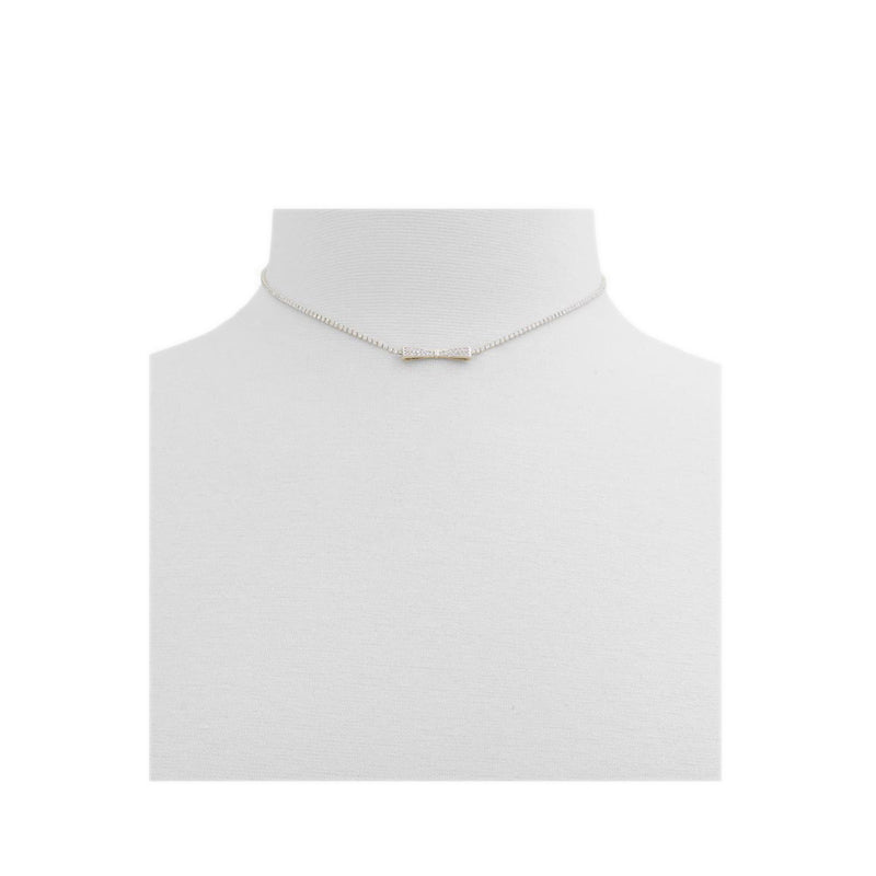 Aldo Bowlette Necklaces - Silver/Clear Multi