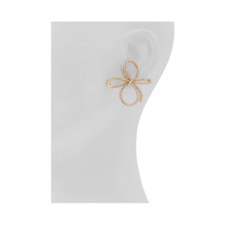 Bowsie Women's Earring Gold/Clear Multi