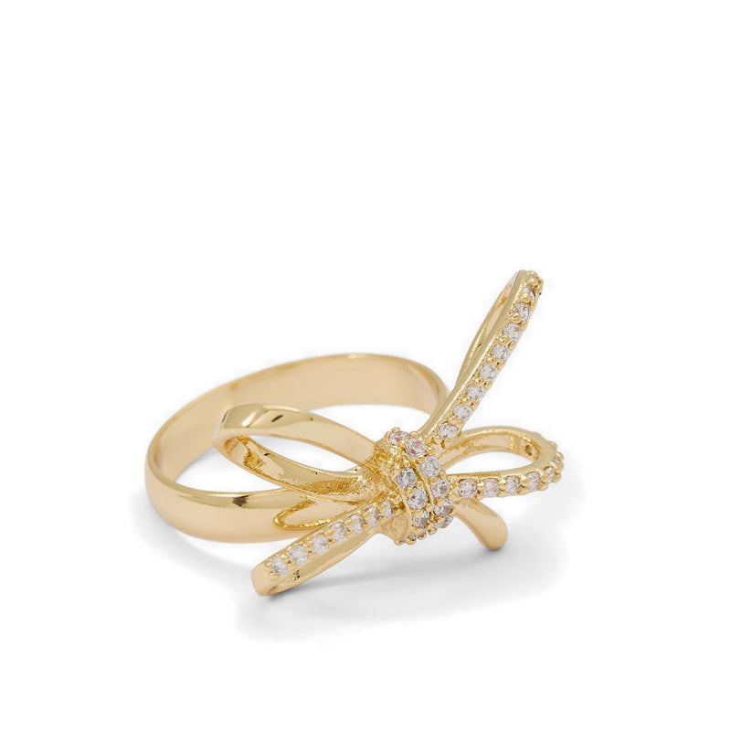 Labow Women's Ring Gold/Clear Multi