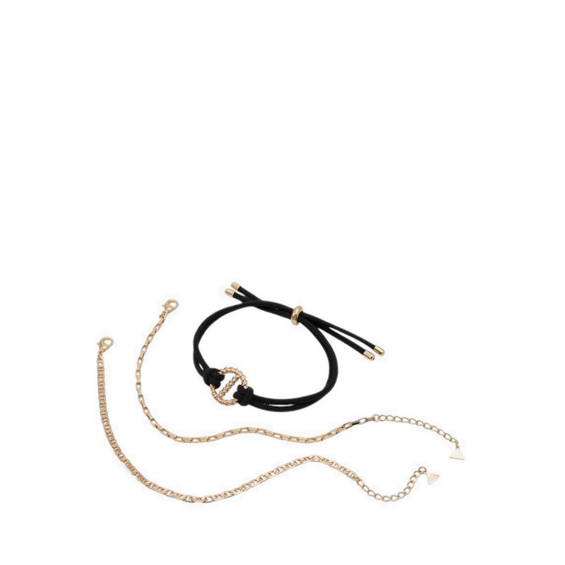 Buckles Women's Bracelets - Black/Gold Multi
