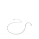Etoari Women's Necklace Silver/Clear Multi