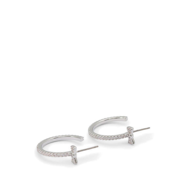 Reakin Women's Earring Silver/Clear Multi