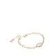 Carabinette Women's Bracelet Gold/Clear Multi