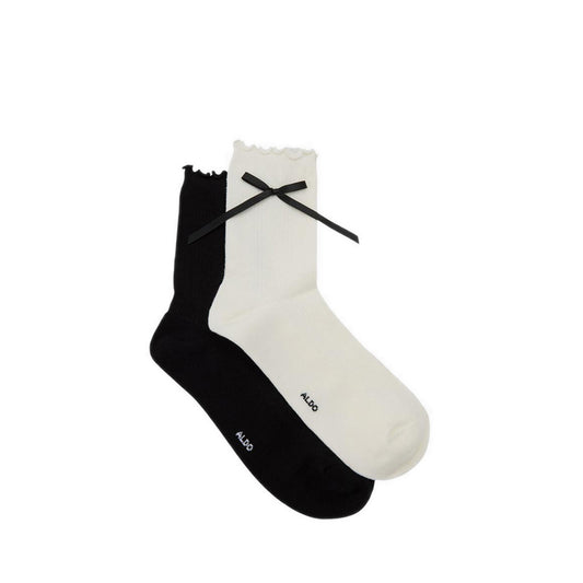 Cutiebow Women's Socks - Black/White