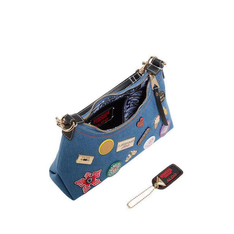 Aldo x Stranger Things Cityofhawkins Women's Shoulder Bag - Denim