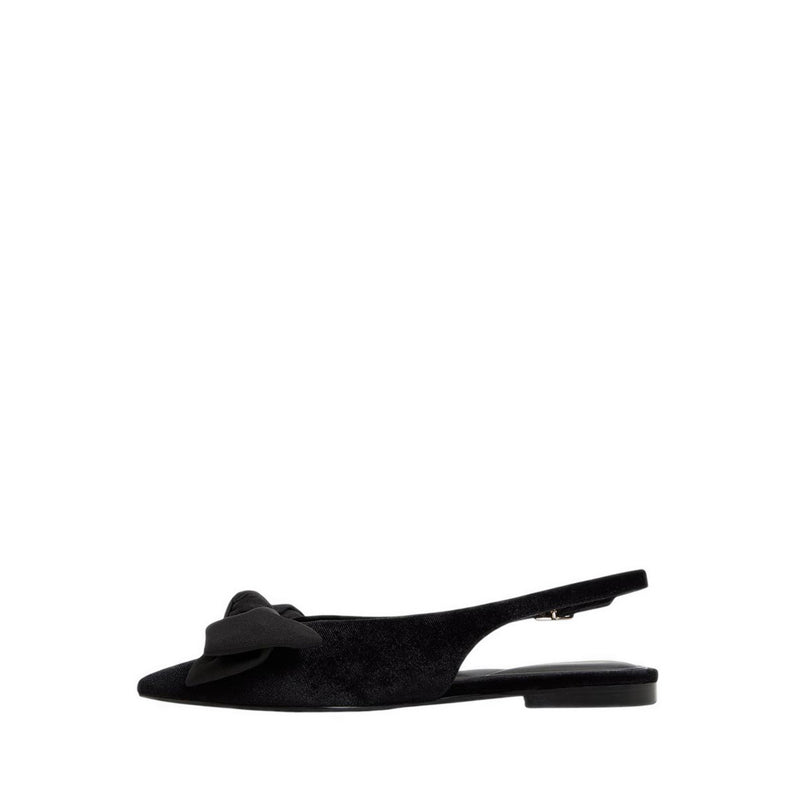 Festive Women's Slingback Ballerinas - Black