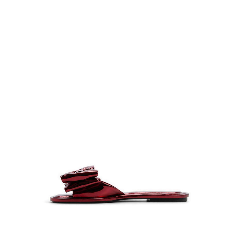 Bowetta Women's Flat Sandals Medium Red