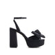 Luscious Women's Heeled Sandals Black