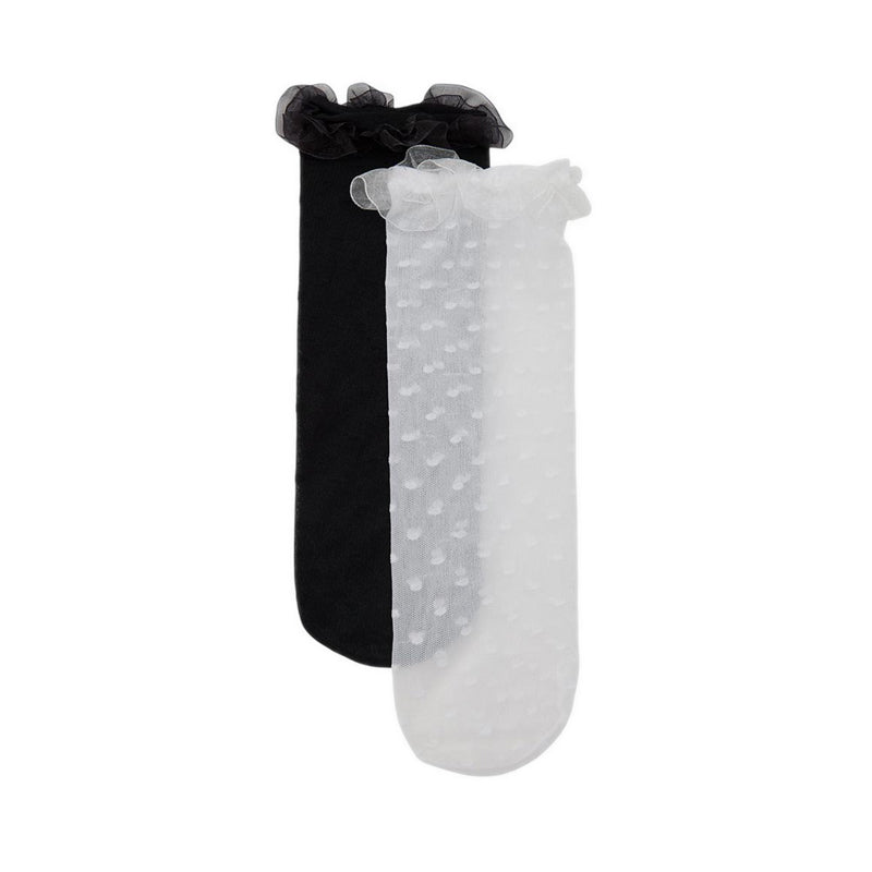 Polkafrill Women's Socks - Black/White